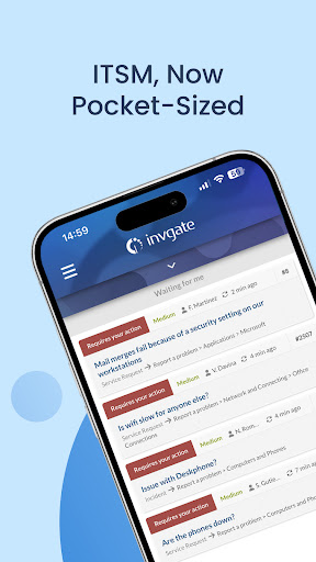 Android application InvGate screenshort