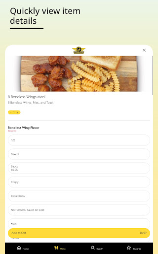 Goldfingers Tenders and Wings