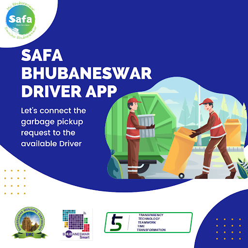 Android application Safa Bhubaneswar Driver screenshort