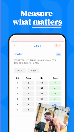 Squaddy: Workout log & groups Screen 3