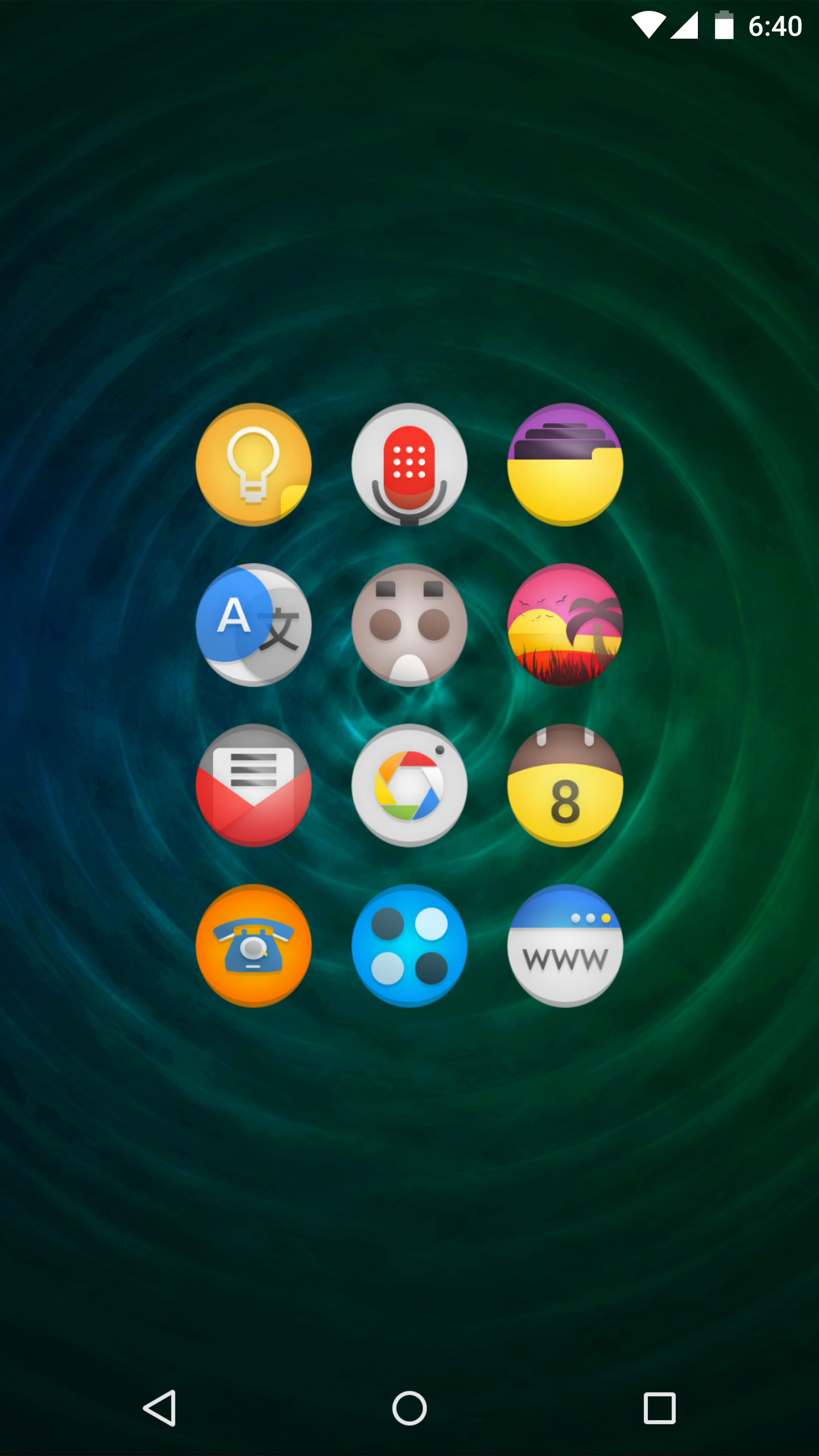 Android application Simplo - Icon Pack screenshort