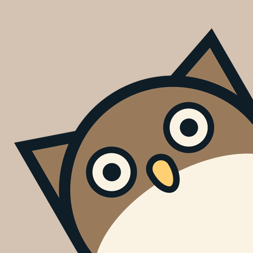 Owl flip desktop clock  Icon