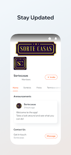 Android application Sortecasas screenshort