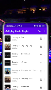 Captura de Pantalla 20 Coldplay Music Playlist android