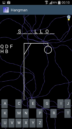 Android application Hangman screenshort