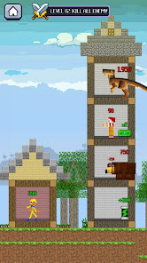 Craft Tower: Stick Hero Wars apkpoly screenshots 17