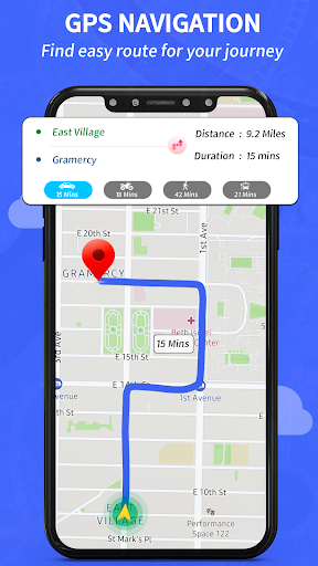 GPS Navigation-Maps Directions Screenshot 1 - AppWisp.com