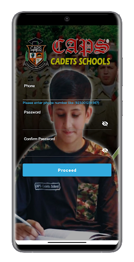 CAPS Cadets Schools Screen 3