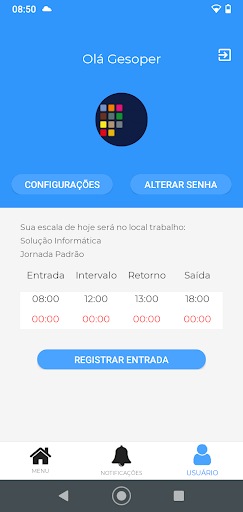 Android application GesOper 4You screenshort