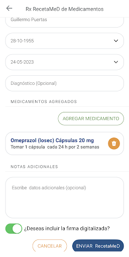 Preskribo receta médica Screen 2