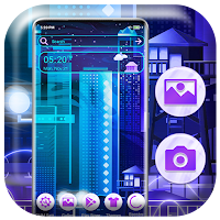 Colorful City Skyline Theme