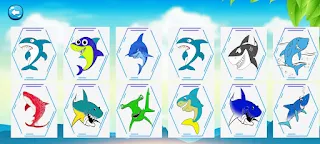 Megalodon Shark Coloring - Screenshot 2