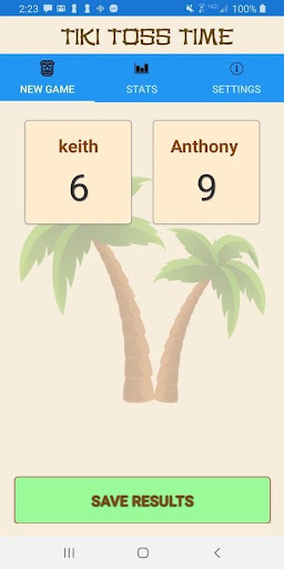 Android application Tiki Toss screenshort