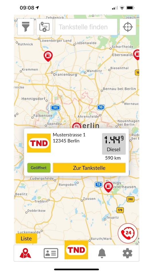 #1. TND (Android) 게시자: Tankstellen-Netz-Deutschland GmbH