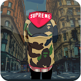 Supreme And Bape Wallpaper HD icon