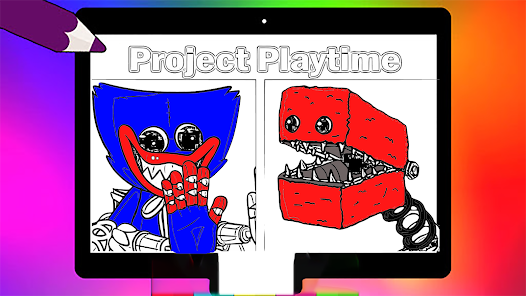  Poppy Playtime Chapter 1 & 2 Coloring Book: Poppy Playtime  Chapter 1 & 2 Coloring Book With Over 100 Beautiful Coloring Pages For  Everyone Who Loves  - Helps To Reduce
