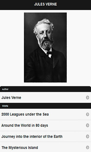 Android application Jules Verne screenshort