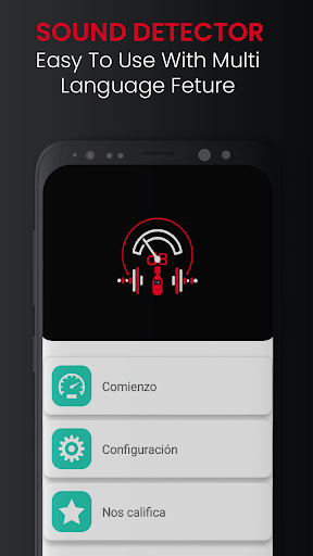 Android application Sound Meter-frequency analyzer screenshort
