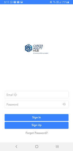 Android application Career Agility Hub screenshort