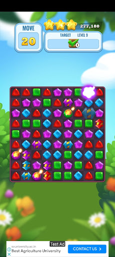 Android application Gem Crush Master screenshort