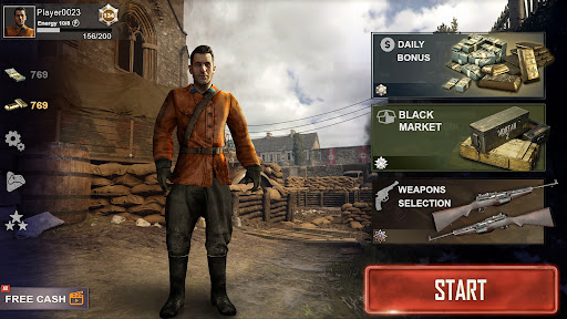 Gun Shooter Offline Game WW2: Screen 3