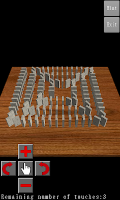 3D Domino Toppling - Screenshot 2