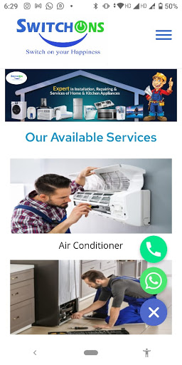 Android application Switchons - Service of Home & screenshort