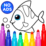 Cover Image of Download Learning & Coloring Game for Kids & Preschoolers 31.0 APK