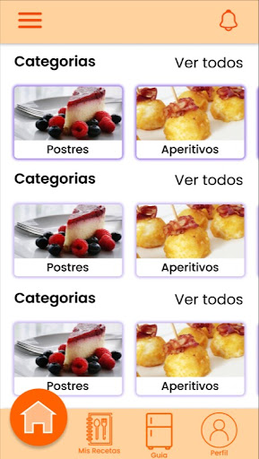Mis recetas Screen 2
