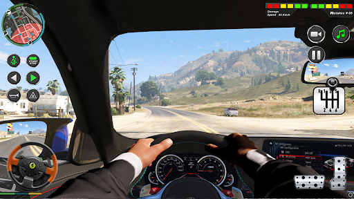 Modern Car Advance Driving 3D Screen 3