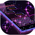 Cover Image of Download Dark Purple Keyboard 1.310.1.23 APK