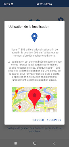 SecurIT SOS Screen 2