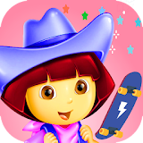 Dora's skate Jumping icon