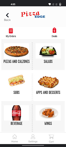 Screenshot of Pizza Edge