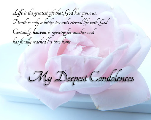 Android application My Condolences screenshort