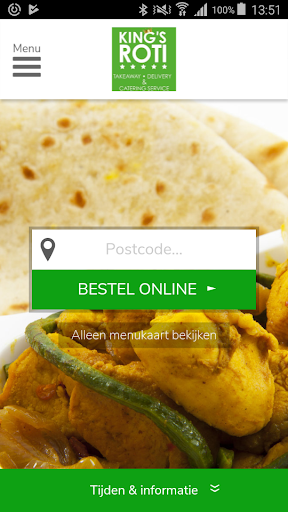 Android application King's Roti screenshort