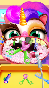 Captura de Pantalla 9 Unicornio Kitty Braces Dentist android