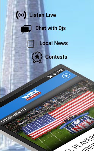 Screenshot of WIBX 950 Utica
