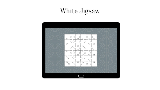 Zen Jigsaw - White Puzzle and Quotes