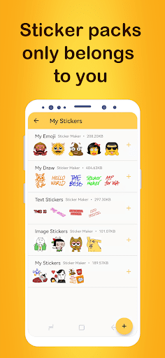 Android application Sticker & Emoji Maker/Creator screenshort