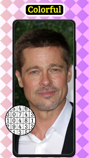 Android application Pixel Art Color Celebrity Game screenshort