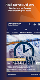 LaundryMan UAE Laundry Service Screenshot