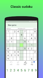 Sudoku - classic sudoku game