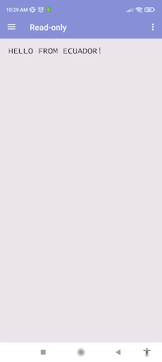 Simple Text File Editor Screen 3