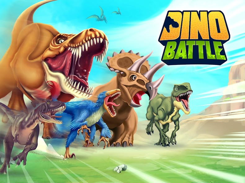 Dino Battle 15.0 APK + Mod (Unlimited money) untuk android