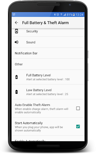 Full Battery & Theft Alarm Screenshot 6