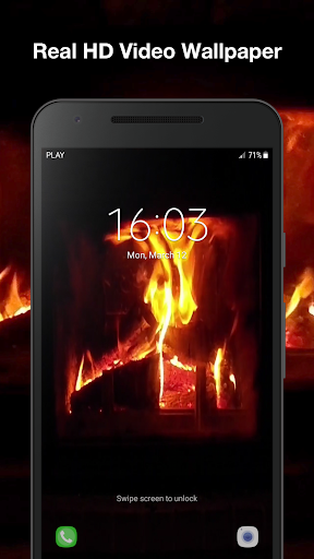 Fireplace Live Wallpaper Pro Screen 3