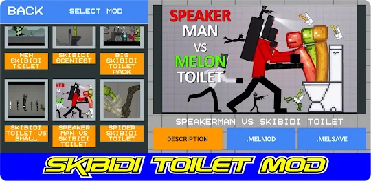 Skibidi Toilet Mod Melon 2023