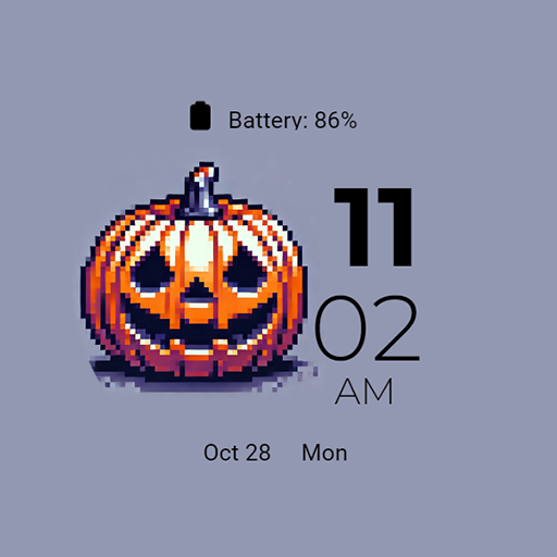Halloween Pumpkin Watch Face Download on Windows