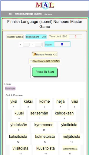 Finnish M(A)L Screen 2